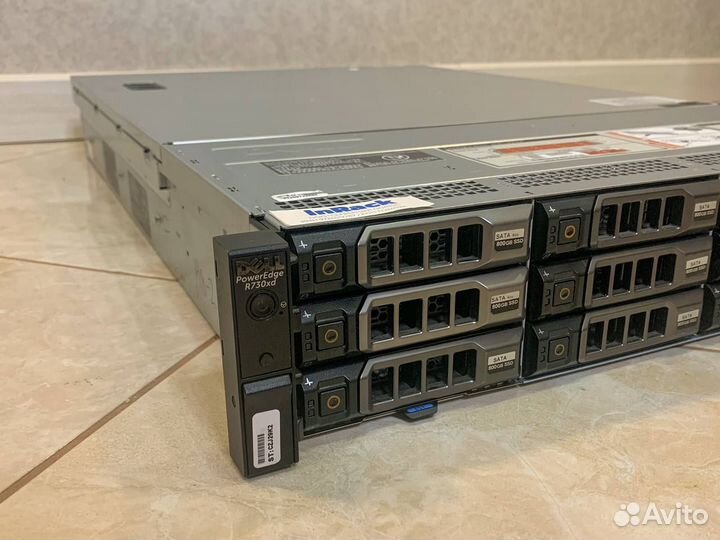Сервер Dell R730xd 12LFF 2x E5-2630v3 16GB