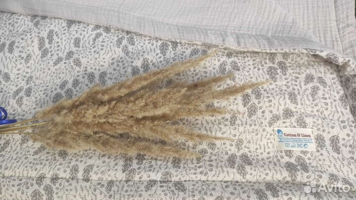 Одеяло плед из муслина с льняным наполнителем