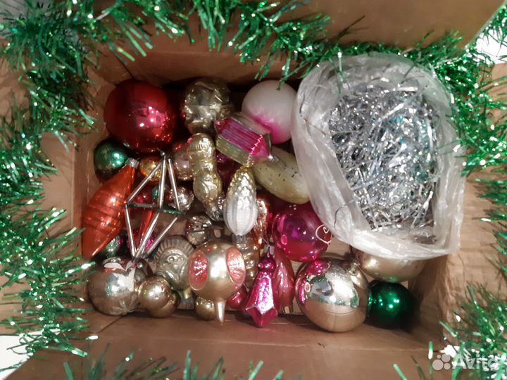 Елочные игрушки СССР