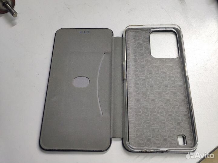 Чехол книжка для oppo realme C31 черный