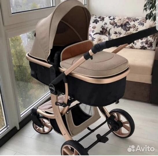 Коляска luxmom 2 в 1, 3 в 1