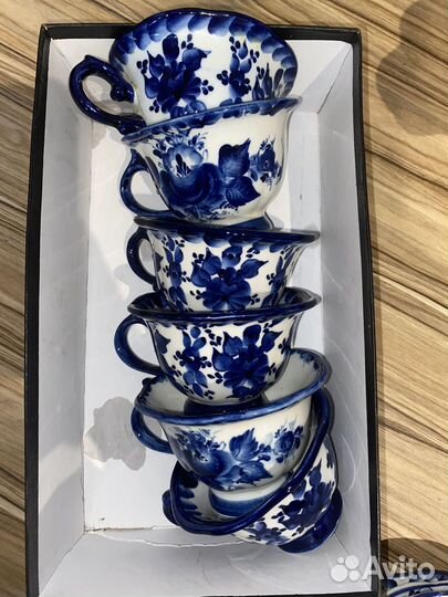 Сервиз чайный Гжель