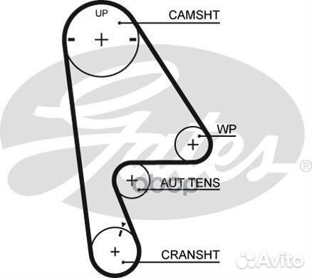 Ремень грм 5410XS Gates