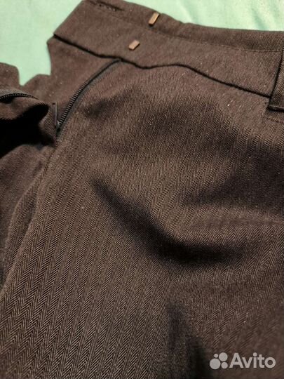 Брюки школьные серые