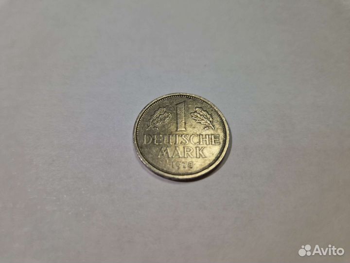 К.1593 Монета Deutsche Mark 1978г