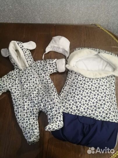 Конверт+комбинезон на выписку/на прогулку