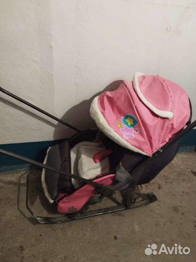 Коляска санки