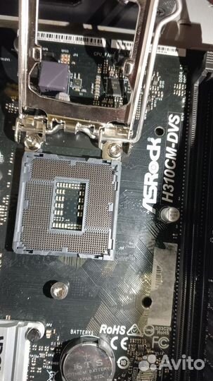 Материнская плата ASRock h310cm dvs