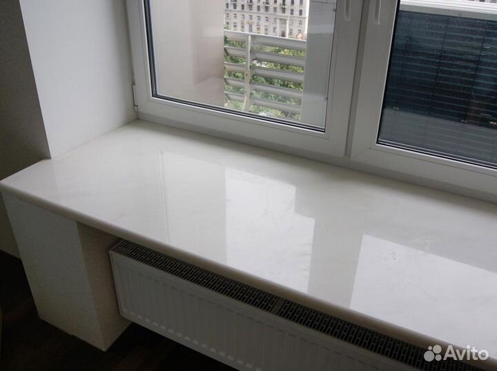 Подоконник из камня, мрамор