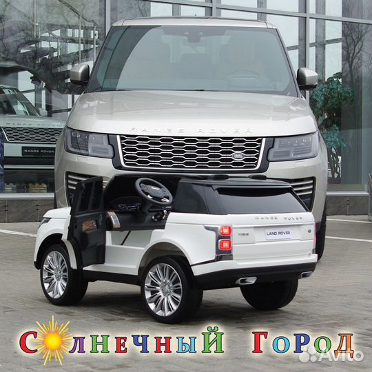 Электромобиль Range Rover HSE с монитором