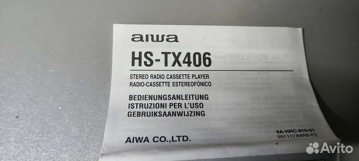 Кассетный плеер aiwa