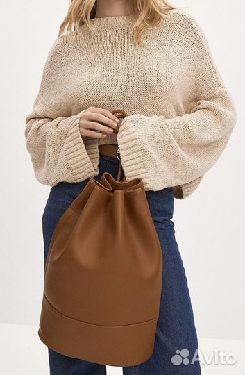 Рюкзак торба кожаный