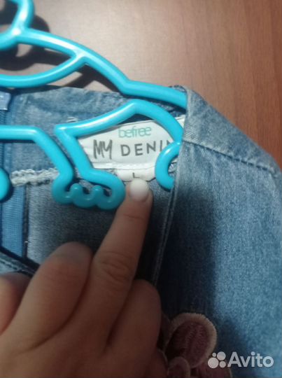 Джинсовое платье женское 46 48