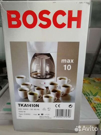 Кофеварка Bosch tka1410n