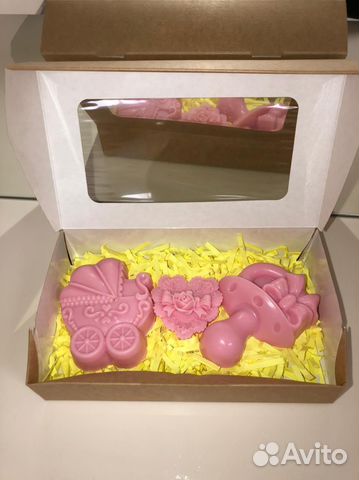 Набор мыла ручной работы на рождение или крестины