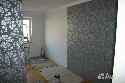 Поклейка обоев