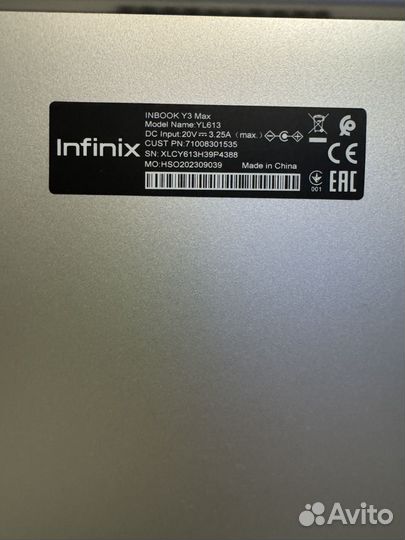 Infinix inbook y3 max