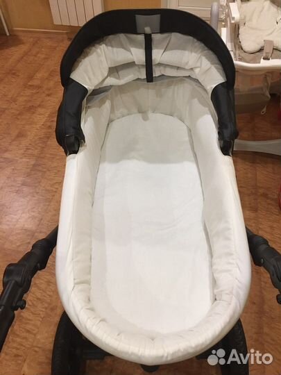 Коляска 2 в 1 эко кожа