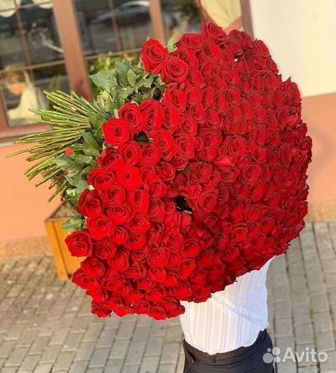 Букет роз 101 роза 51 роза