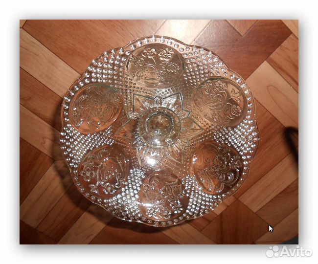 Ваза с медальонами.Цветы.19век.Клеймо