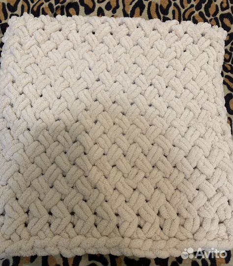 Плед из ализе пуффи