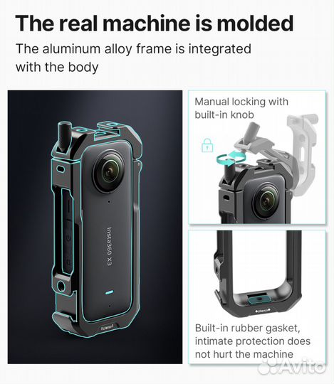 Защитный чехол клетка от Ulanzi для Insta360 X3