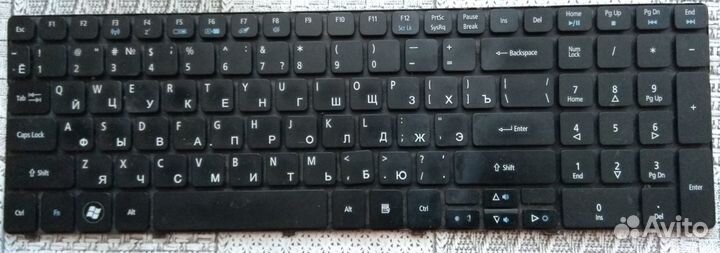 Кнопки (клавиши) клавиатуры ноутбука Acer
