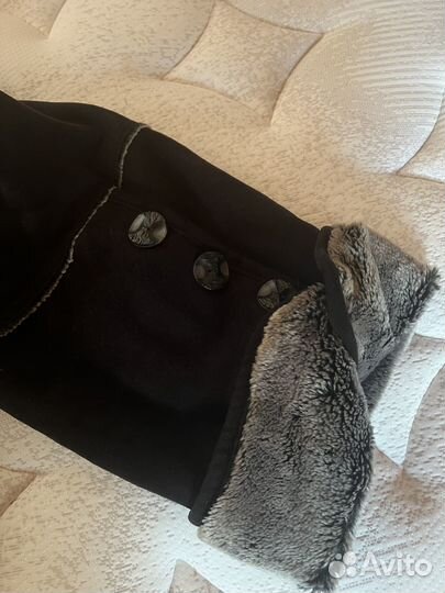 Дубленка женская искусственная большой размер