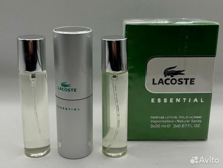 Lacoste essential 3 по 20 мл