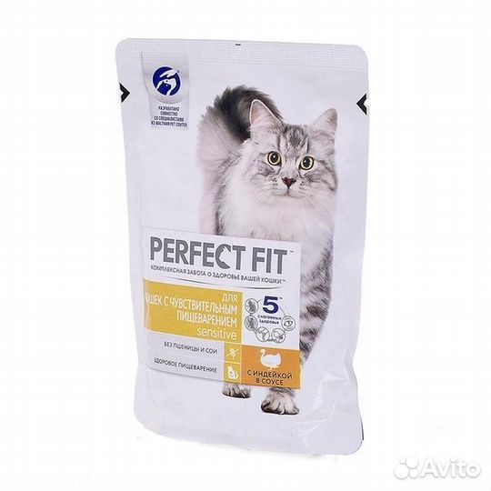 Влажный корм для кошек perfect fit