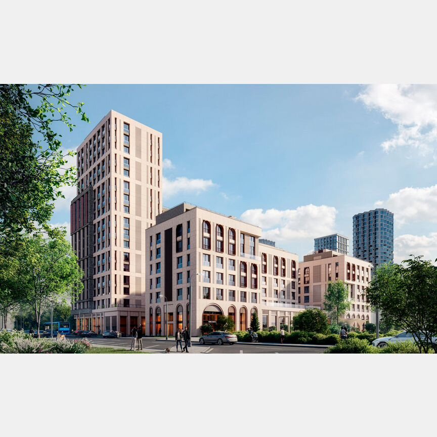 3-к. квартира, 84 м², 11/19 эт.