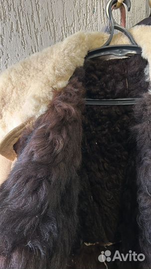 Тулуп из овчины армейский