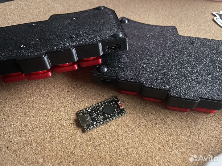 Беспроводная сплит клавиатура gateron red