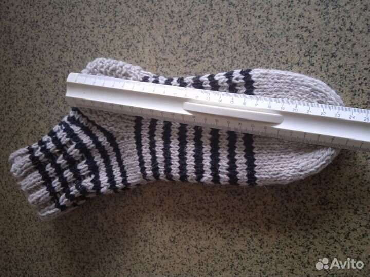 Носки вязанные, ручной работы