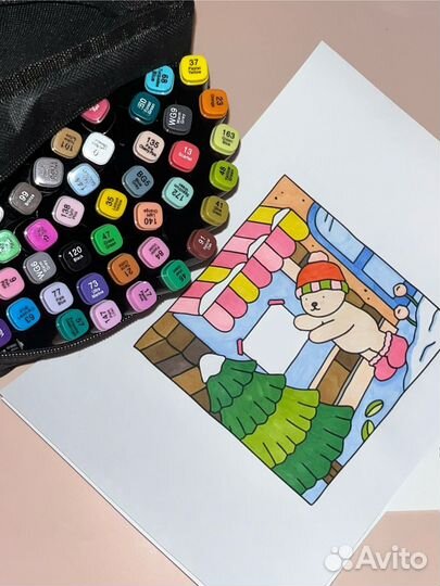 Маркеры для скетчинга