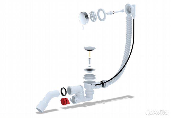 Ванна акрил 180х70 Aquatek Мия MIY180-0000007 пря