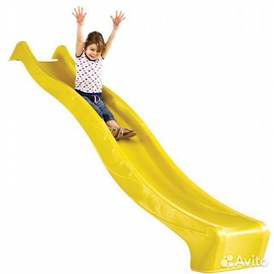 Горка 3 метра детская желтая