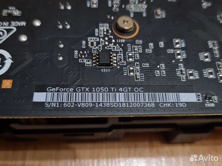 Видеокарта gtx 1050 ti 4gb