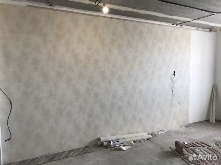 Поклейка обоев