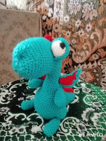 Вязаные игрушки дракон