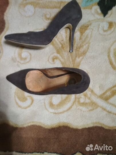 Туфли замшевые