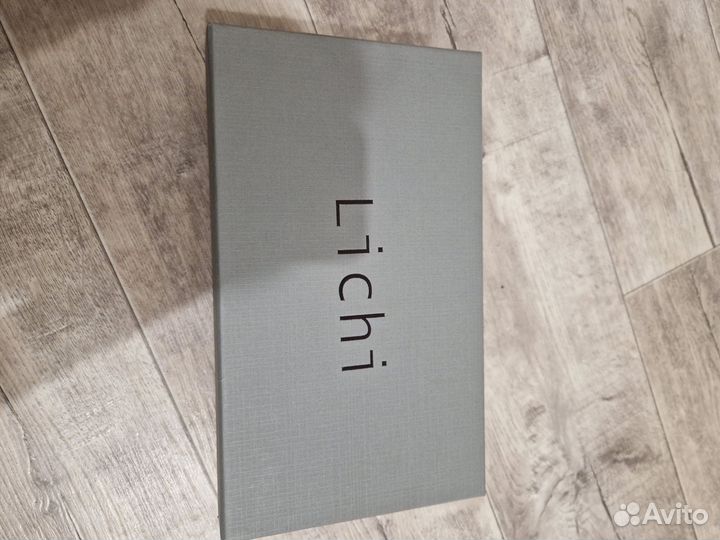 Туфли серые Lichi, черные натуральная замша