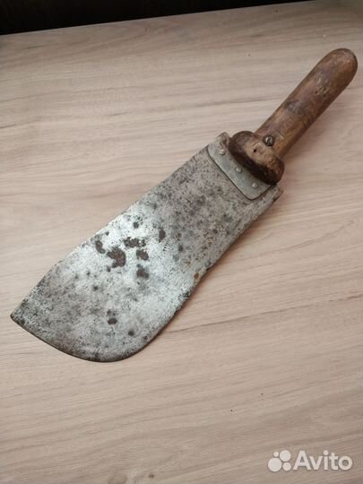 Старинный нож,тесак с клеймом