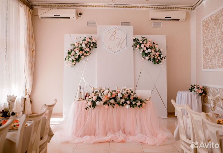 Оформление банкетных залов, свадебный декор