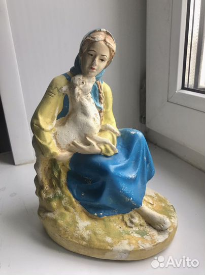 Статуэтка Аленушка с козленком СССР