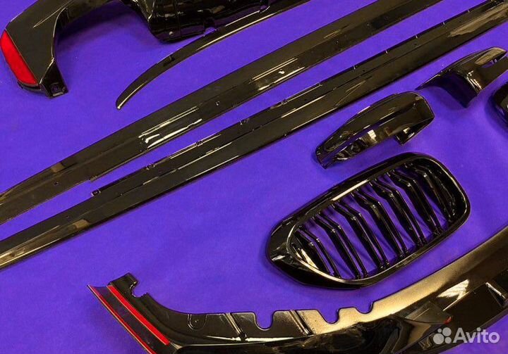Обвес bmw g30 m5 m perfomance чёрный глянец