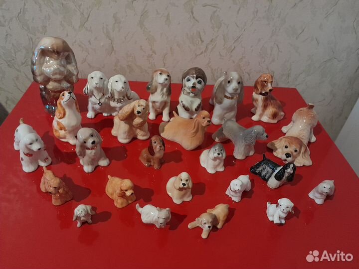 Статуэтки собак фарфор