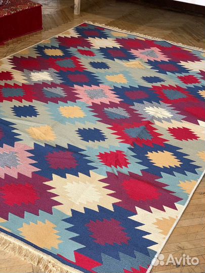 Ковер комнатный безворсовый хлопковый 160х250