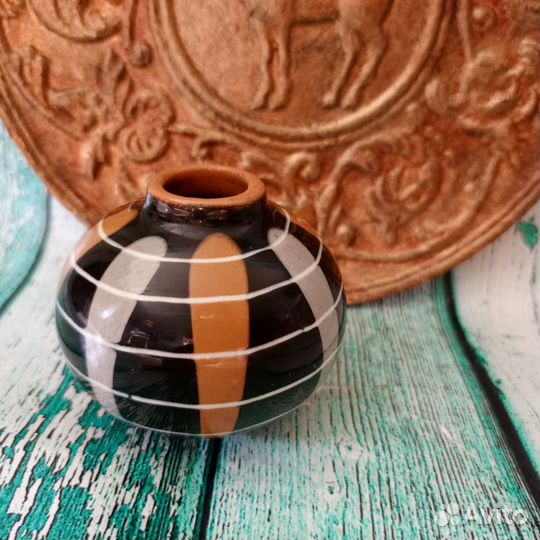 Ваза керамика СССР Васильковский майоликовый завод