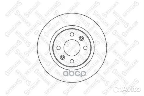 Диск тормозной Renault Logan 6020-3939-SX Stellox